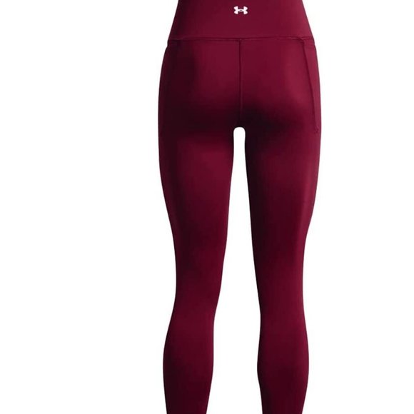 NEW Under Armour UA Meridian Crop Burgundy Leggings - Picture 5 of 5